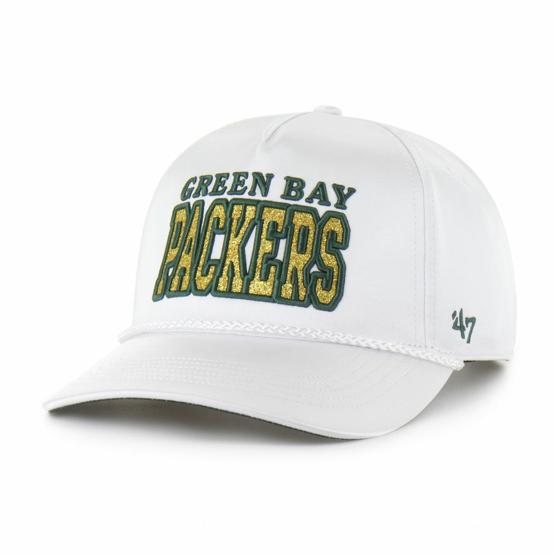 Green Bay Packers '47 Women's Outspoken Hitch Adjustable Hat White - 47 brand