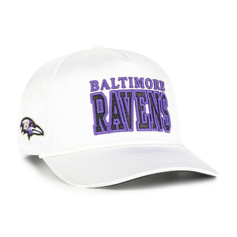 Baltimore Ravens '47 Women's Outspoken Hitch Adjustable Hat White - 47 brand