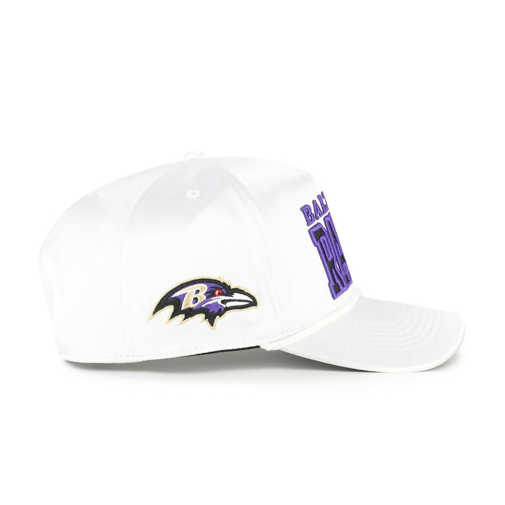 Baltimore Ravens '47 Women's Outspoken Hitch Adjustable Hat White - 47 brand