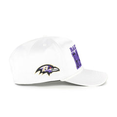 Baltimore Ravens '47 Women's Outspoken Hitch Adjustable Hat White - 47 brand