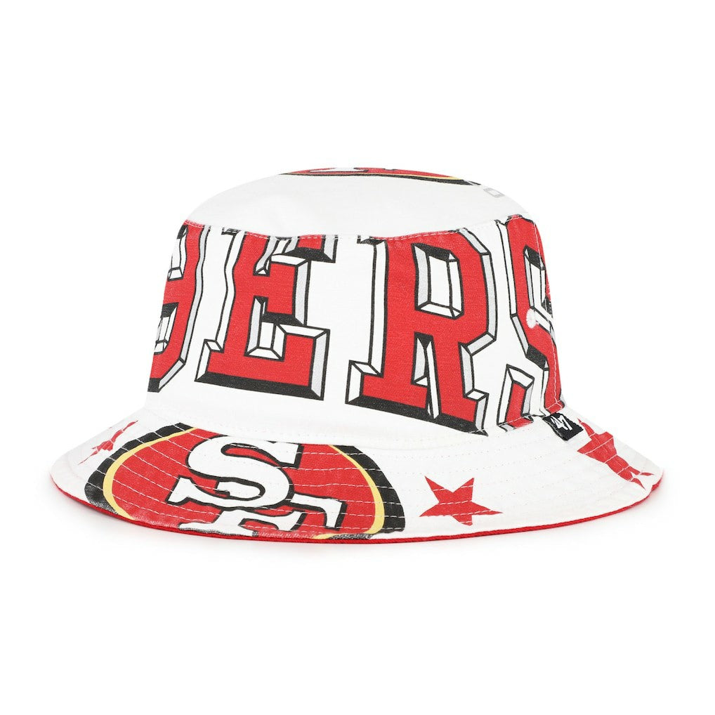 San Francisco 49ers '47 Women's Energize Bucket Hat White - 47 brand