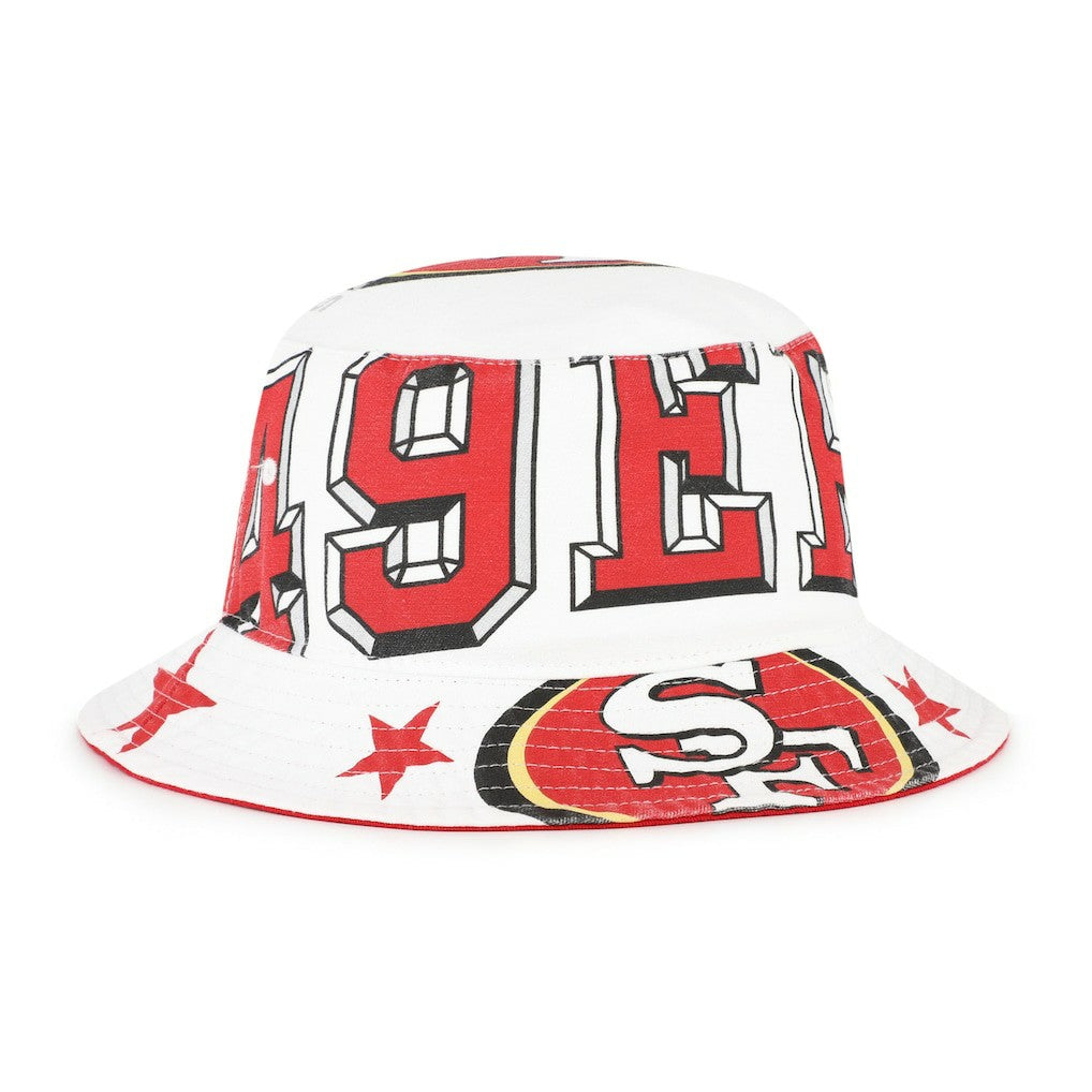San Francisco 49ers '47 Women's Energize Bucket Hat White - 47 brand