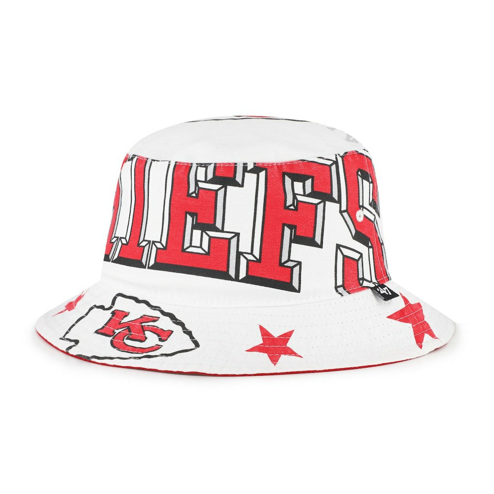 Kansas City Chiefs '47 Women's Energize Bucket Hat White - 47 brand