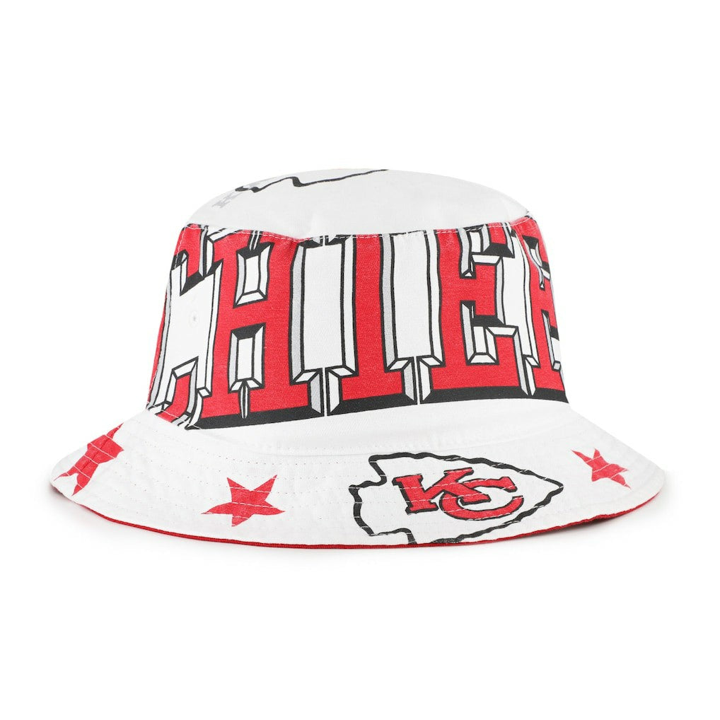 Kansas City Chiefs '47 Women's Energize Bucket Hat White - 47 brand