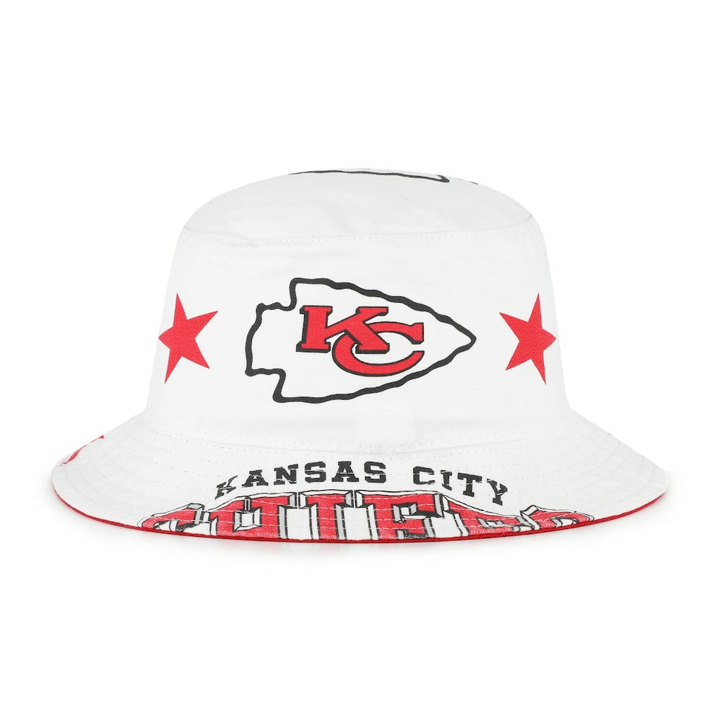 Kansas City Chiefs '47 Women's Energize Bucket Hat White - 47 brand