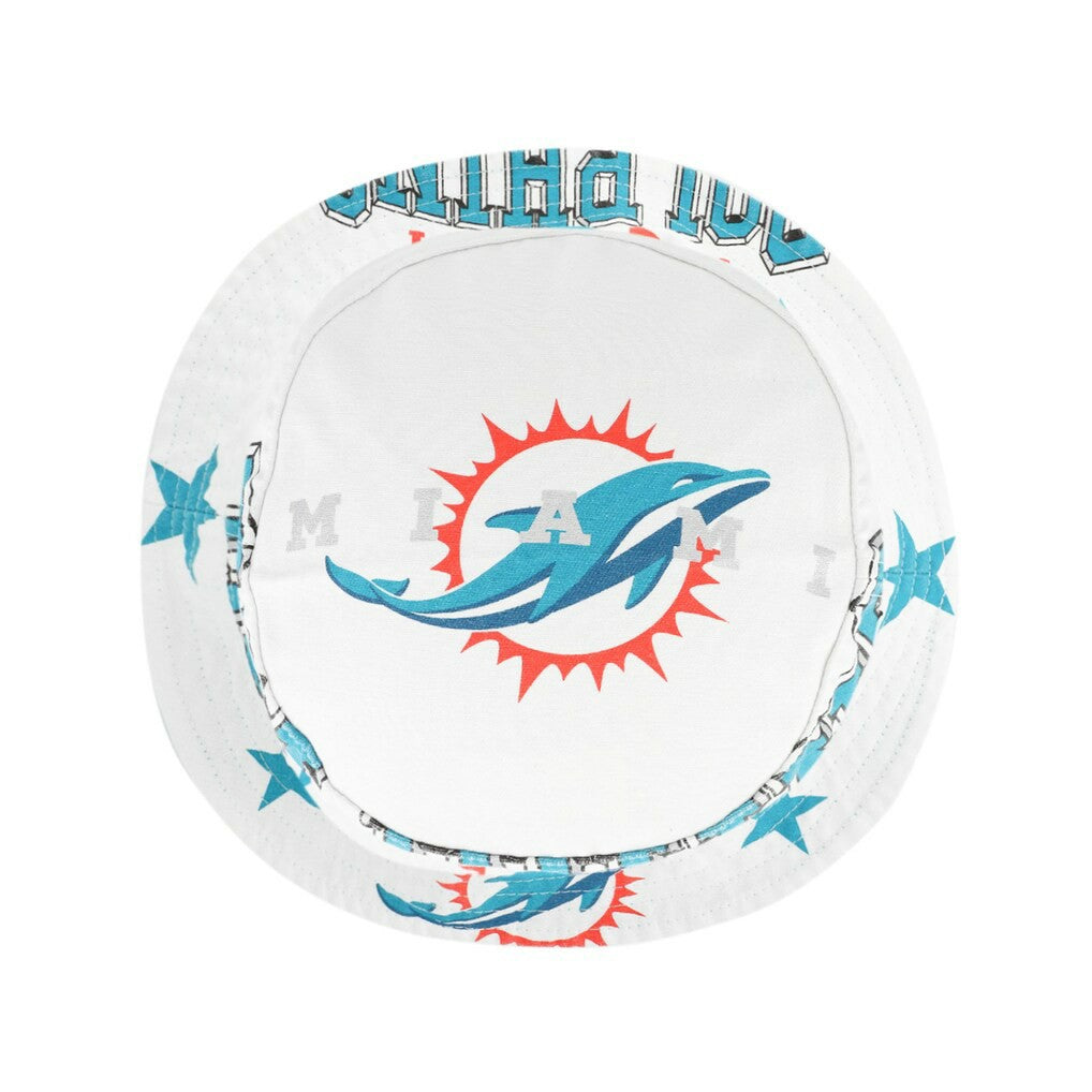 Miami Dolphins '47 Women's Energize Bucket Hat White - 47 brand
