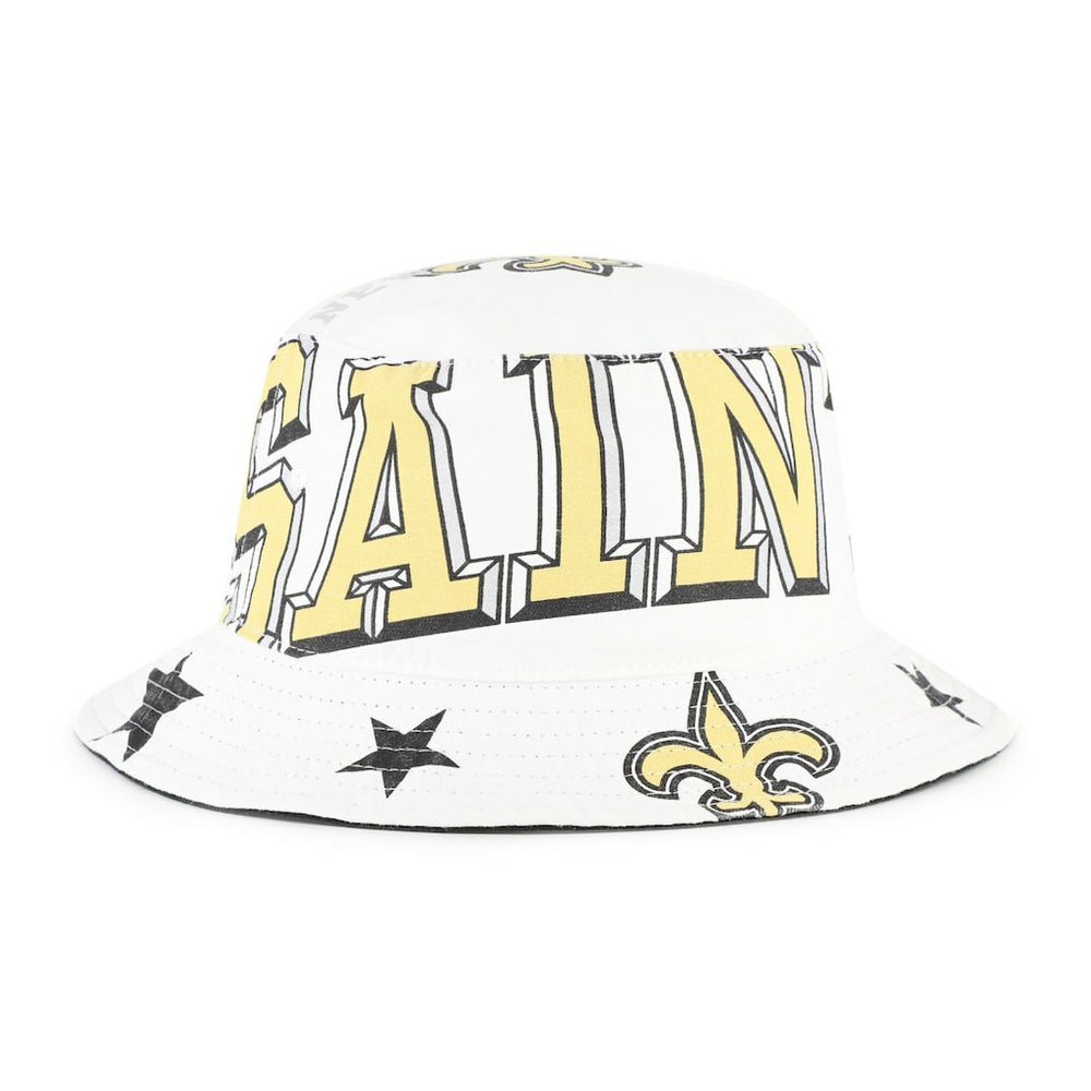 New Orleans Saints '47 Women's Energize Bucket Hat White - 47 brand