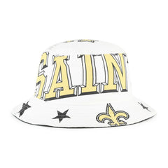 New Orleans Saints '47 Women's Energize Bucket Hat White - 47 brand