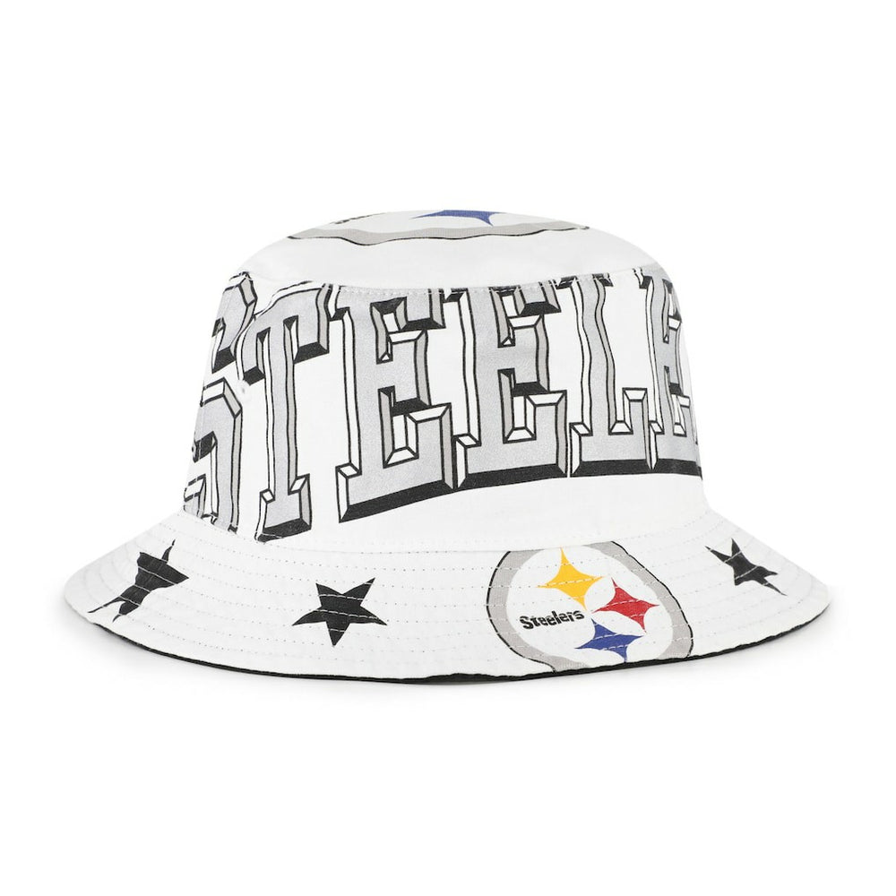 Pittsburgh Steelers '47 Women's Energize Bucket Hat White - 47 brand