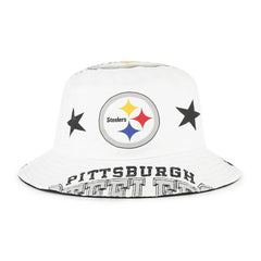 Pittsburgh Steelers '47 Women's Energize Bucket Hat White - 47 brand
