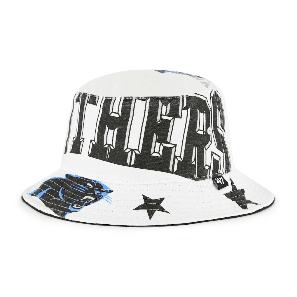 Carolina Panthers '47 Women's Energize Bucket Hat White - 47 brand