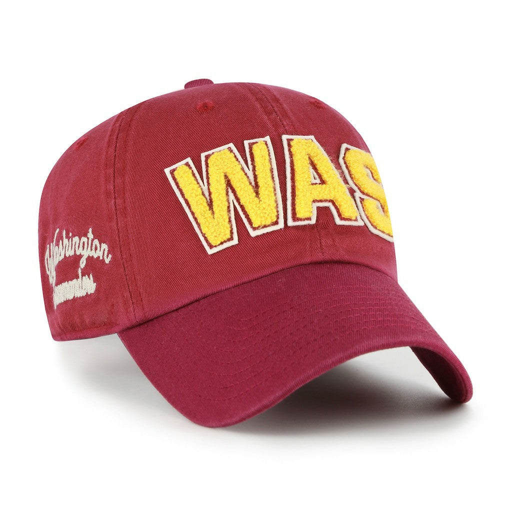 Washington Commanders '47 Women's Zoey Clean Up Adjustable Hat Burgundy - 47 brand