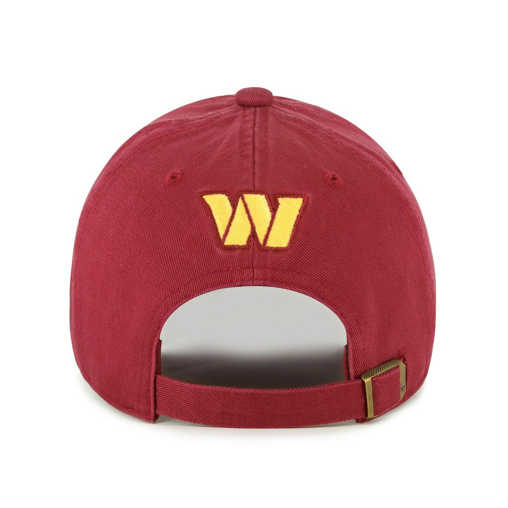 Washington Commanders '47 Women's Zoey Clean Up Adjustable Hat Burgundy - 47 brand