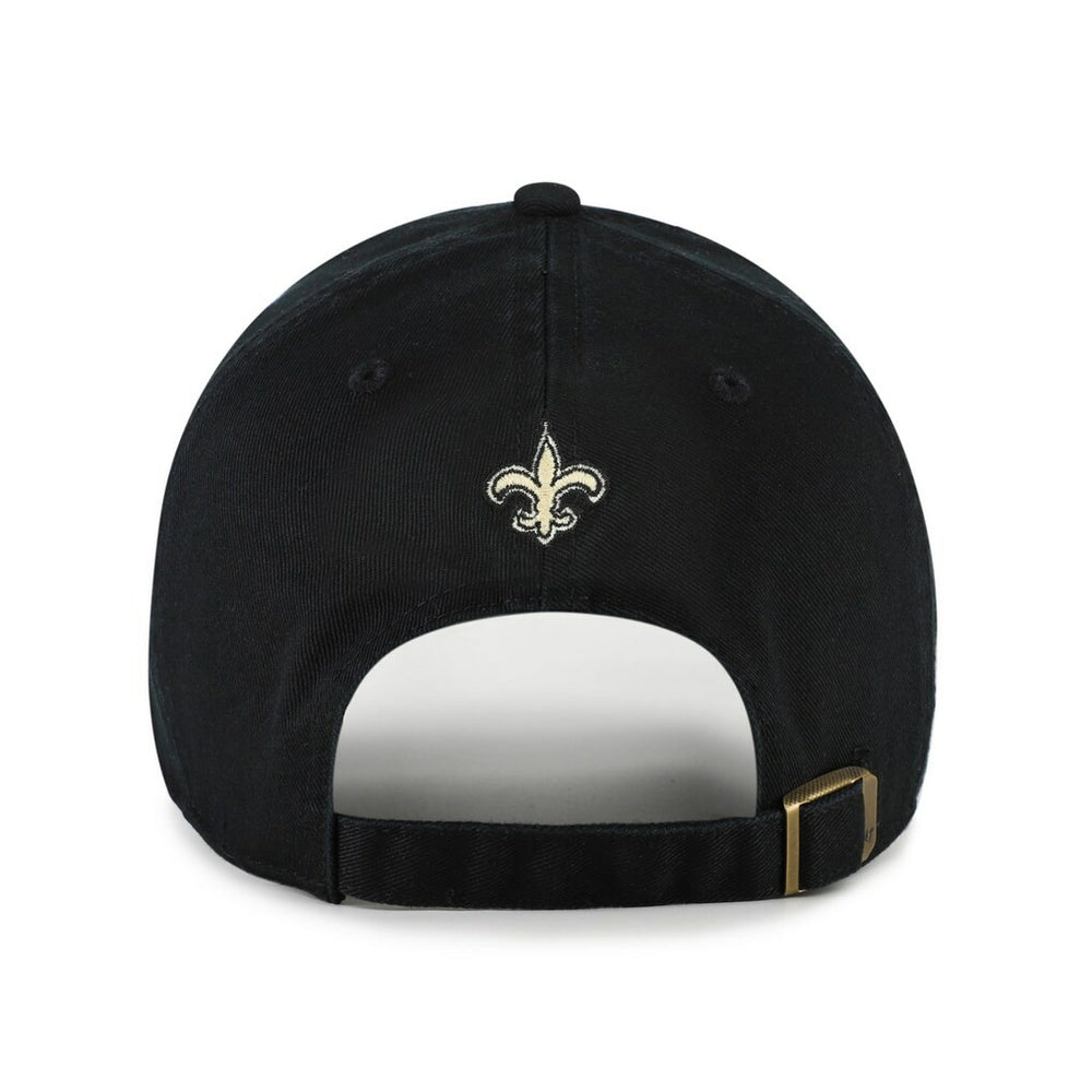 New Orleans Saints '47 Women's Zoey Clean Up Adjustable Hat Black - 47 brand