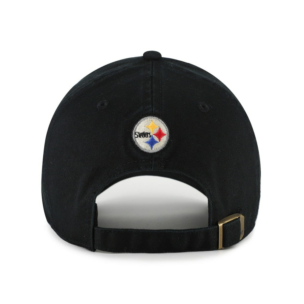 Pittsburgh Steelers '47 Women's Zoey Clean Up Adjustable Hat Black - 47 brand