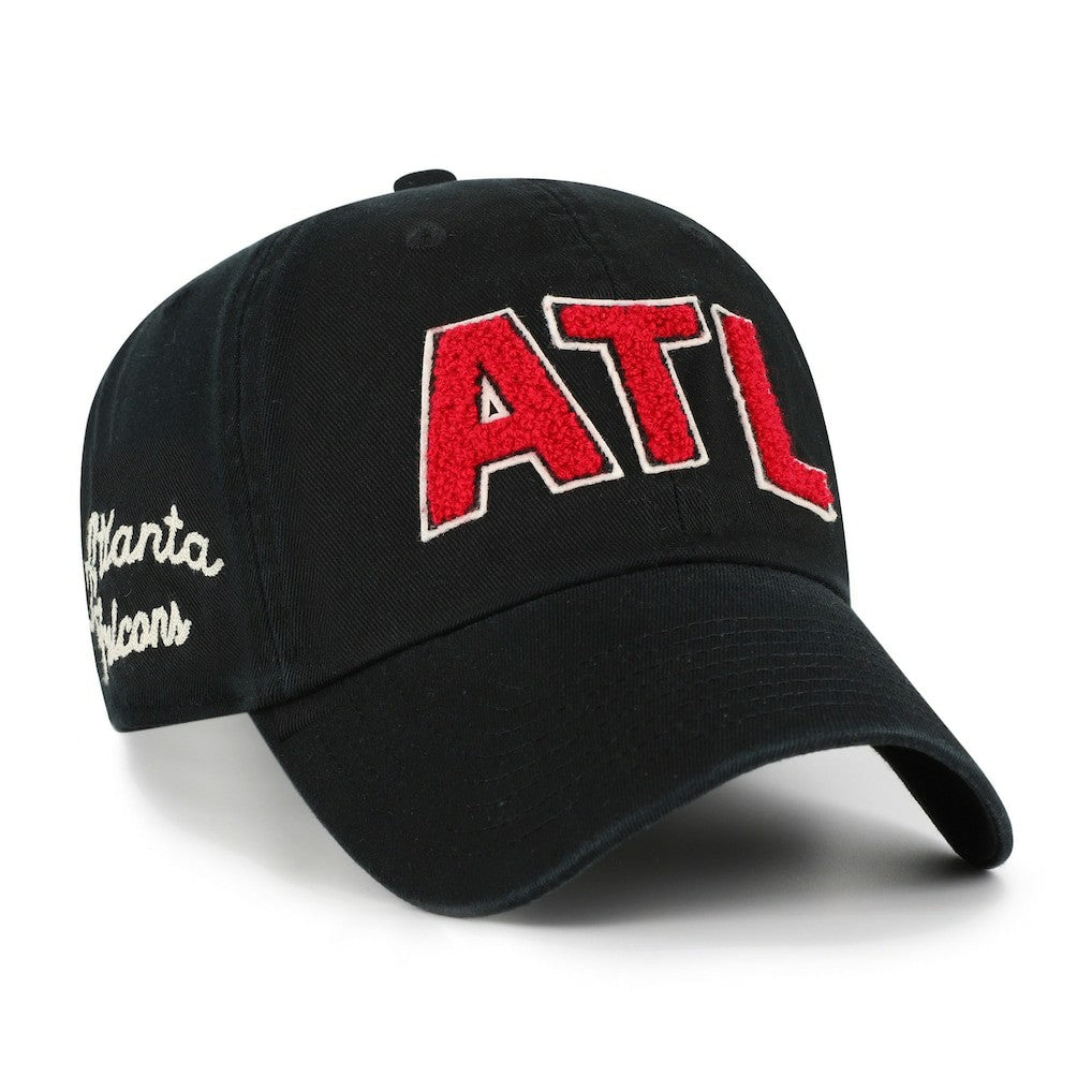 Atlanta Falcons '47 Women's Zoey Clean Up Adjustable Hat Black - 47 brand