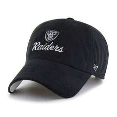 Las Vegas Raiders '47 Women's Spirited Clean Up Adjustable Hat Black - 47 brand