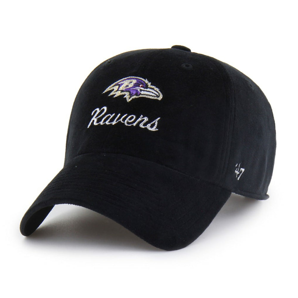 Baltimore Ravens '47 Women's Spirited Clean Up Adjustable Hat Black - 47 brand