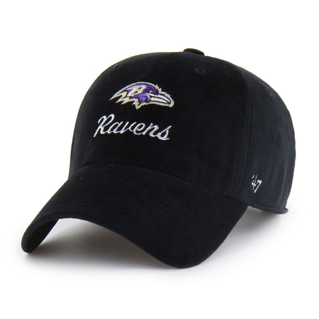 Baltimore Ravens '47 Women's Spirited Clean Up Adjustable Hat Black - 47 brand