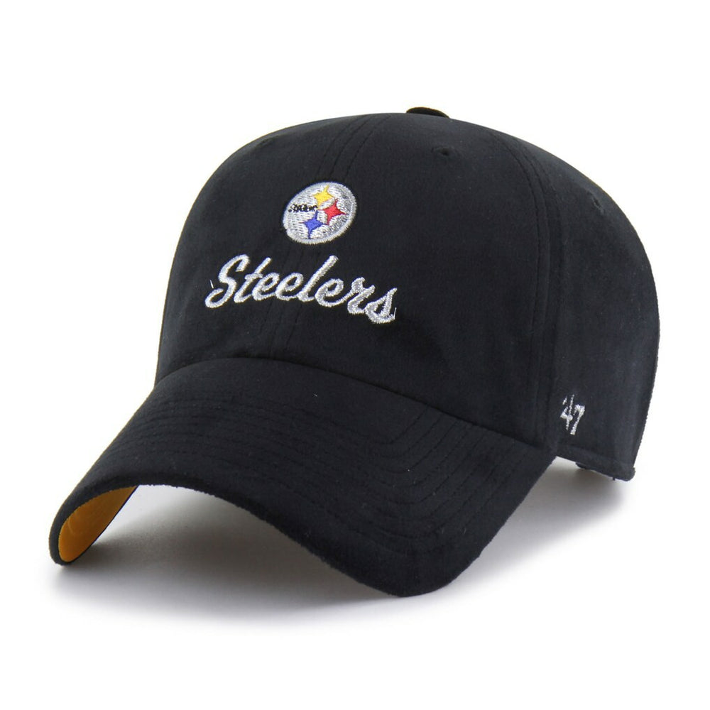 Pittsburgh Steelers '47 Women's Spirited Clean Up Adjustable Hat Black - 47 brand