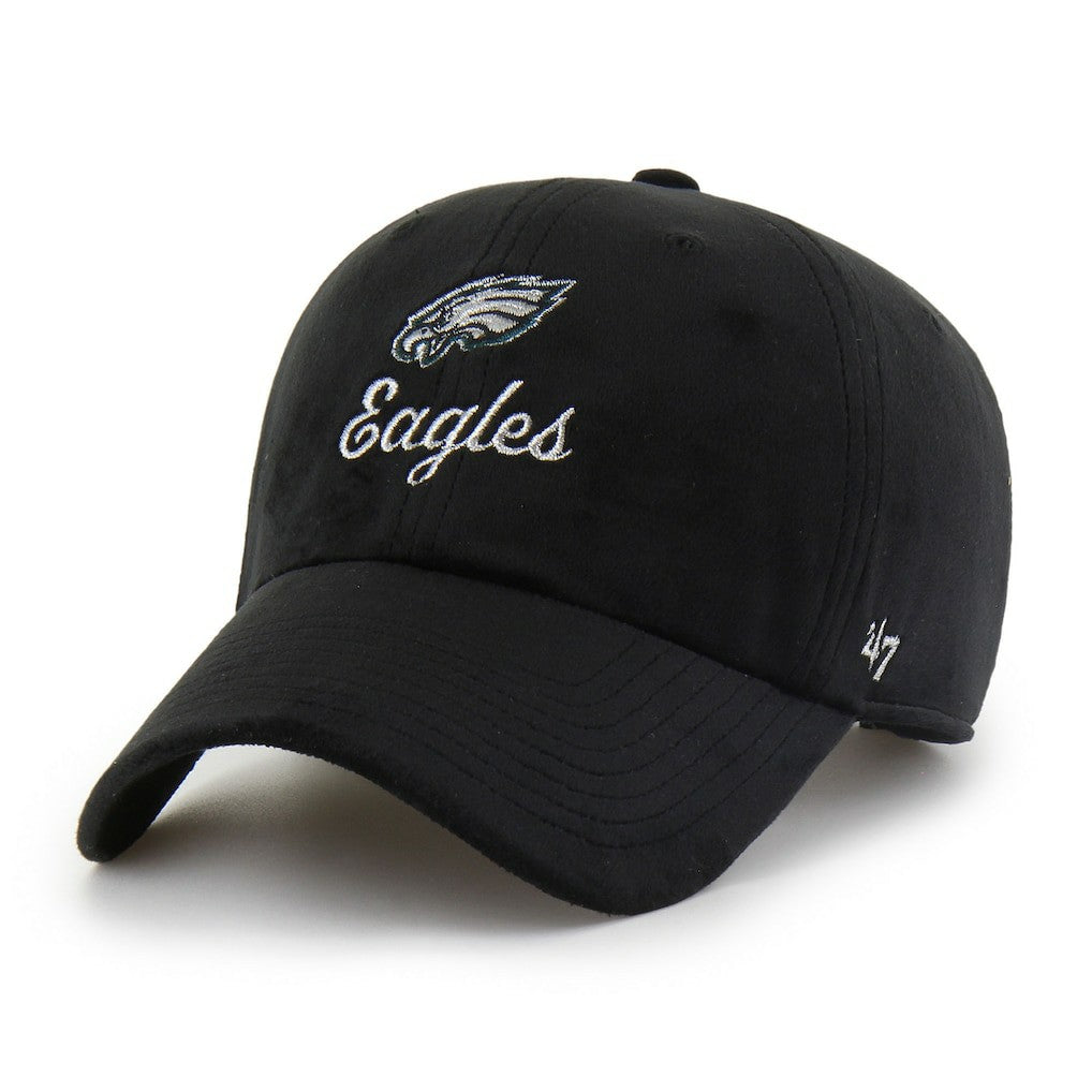 Philadelphia Eagles '47 Women's Spirited Clean Up Adjustable Hat Black - 47 brand