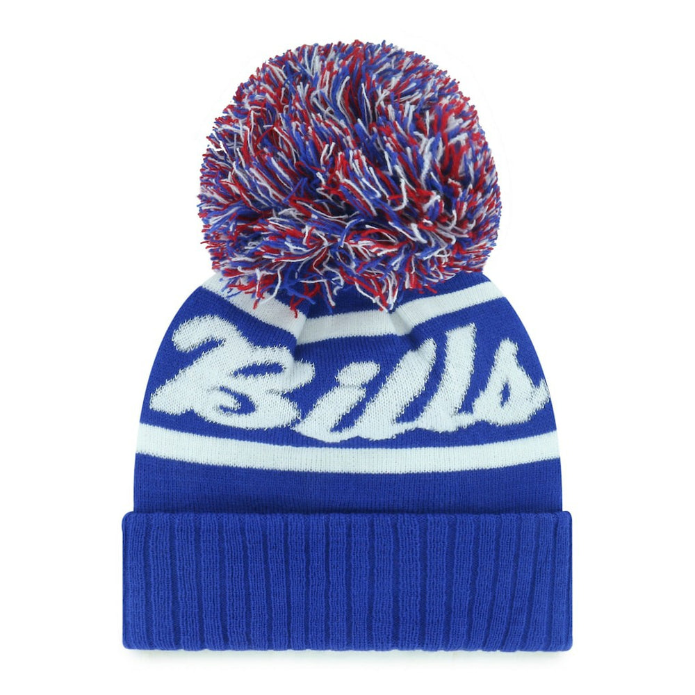 Buffalo Bills '47 Women's Spirited Cuffed Knit Hat with Pom Royal - 47 brand