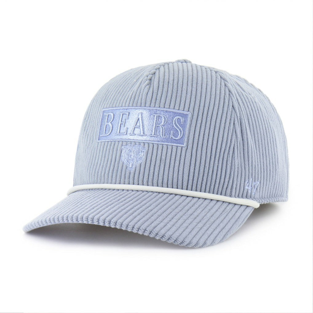 Chicago Bears '47 Women's Mellow Corduroy Hitch Adjustable Hat Light Blue - 47 brand
