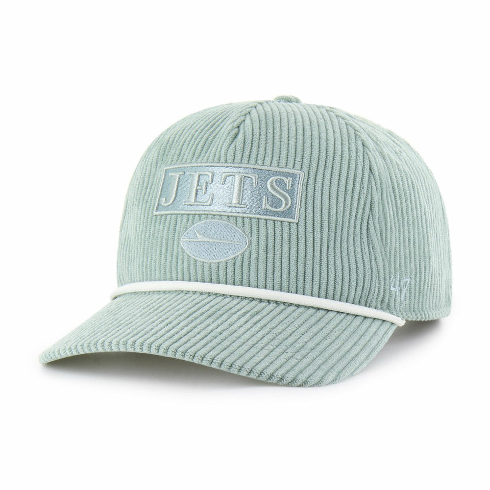New York Jets '47 Women's Mellow Corduroy Hitch Adjustable Hat Green - 47 brand