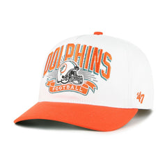 Miami Dolphins '47 Youth Prime Play Hitch Adjustable Hat White/Orange - 47 brand