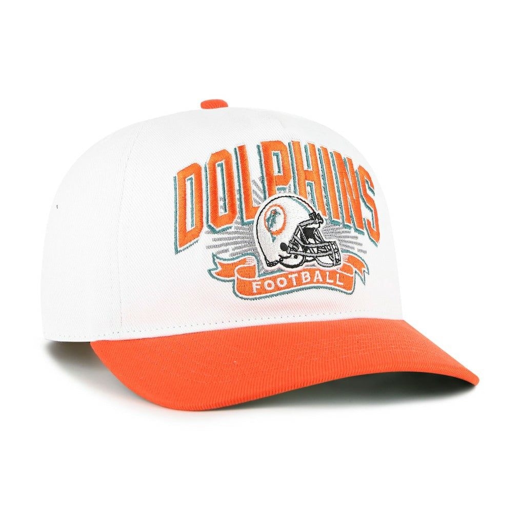 Miami Dolphins '47 Youth Prime Play Hitch Adjustable Hat White/Orange - 47 brand