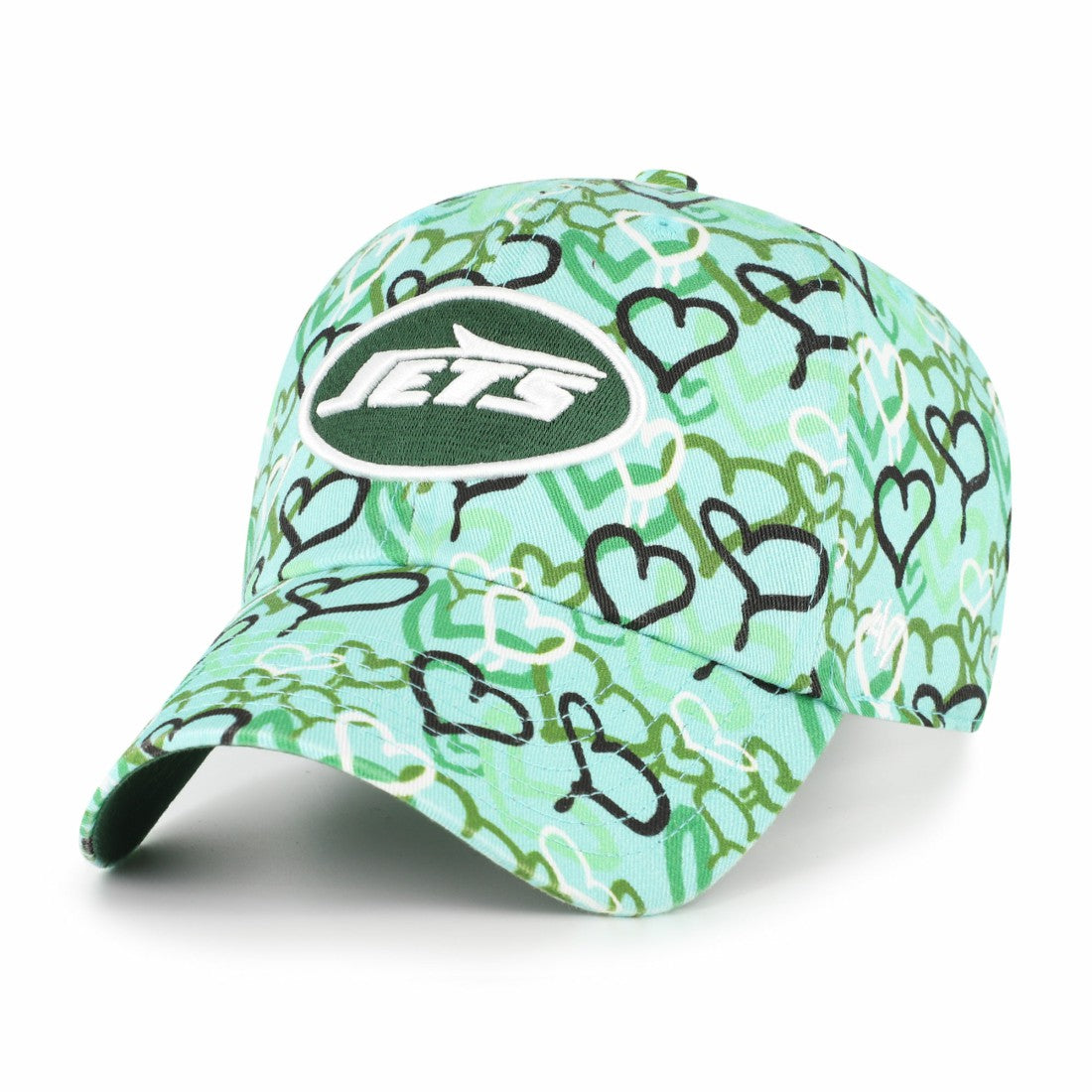 New York Jets '47 Girls Youth Mural Clean Up Adjustable Hat Green - 47 brand