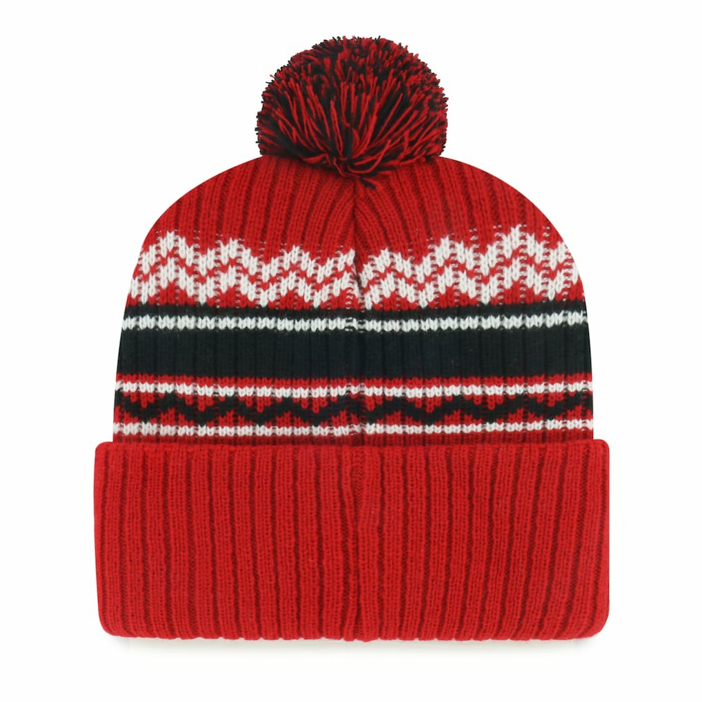San Francisco 49ers '47 Youth Polar Vortex Cuffed Knit Hat with Pom Scarlet - 47 brand