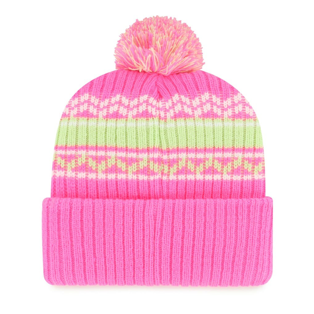 Minnesota Vikings '47 Girls Youth Polar Vortex Cuffed Knit Hat with Pom Pink - 47 brand