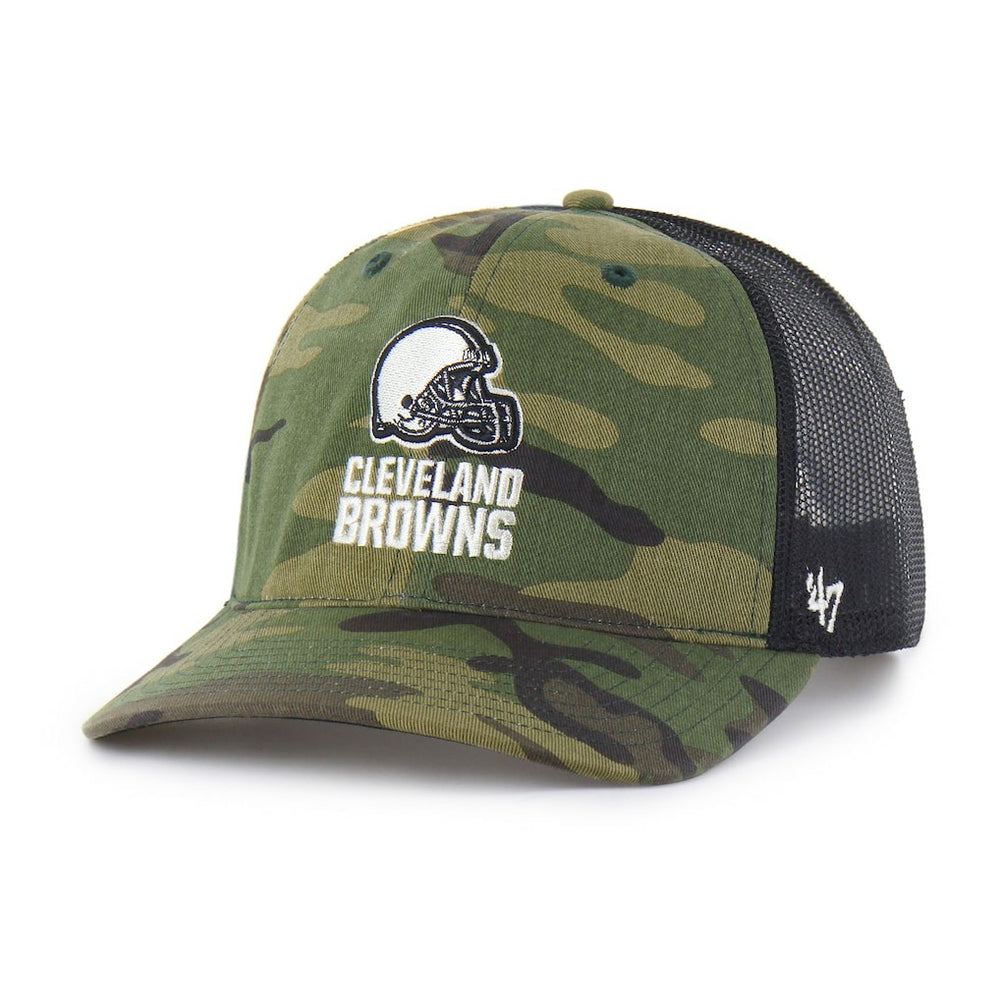 Cleveland Browns '47 Trucker Adjustable Hat Camo - 47 brand