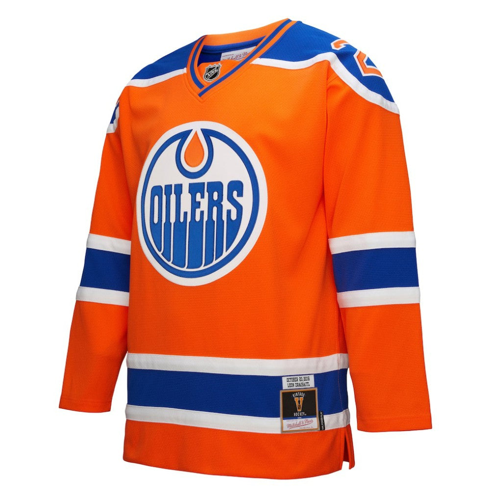 Leon Draisaitl Edmonton Oilers - Mitchell & Ness Power Play Jersey Orange