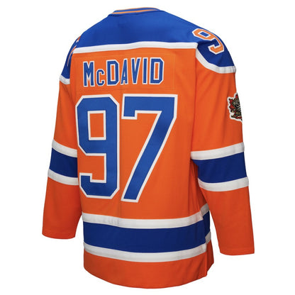 Connor McDavid Edmonton Oilers Mitchell & Ness Power Play Jersey - Orange | NHL Jerseys
