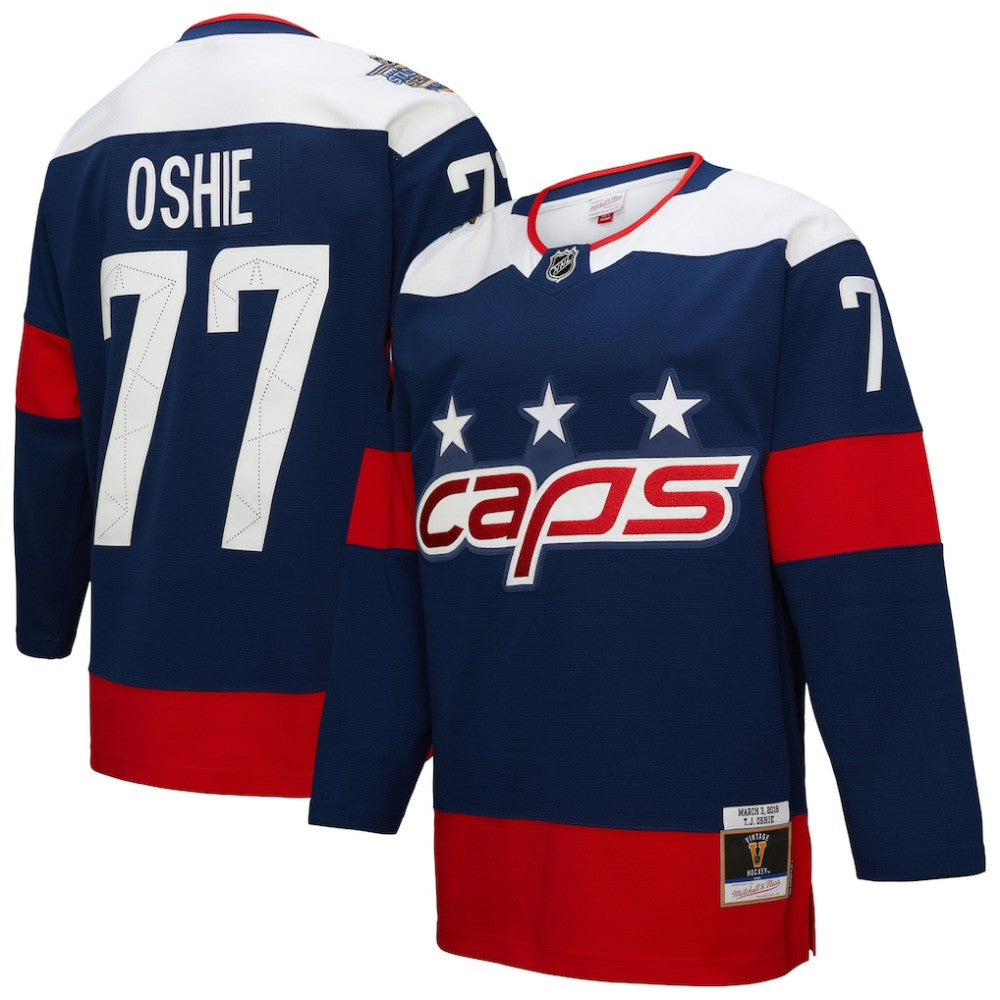 TJ Oshie Washington Capitals Mitchell & Ness Power Play Jersey - Navy | NHL Jerseys