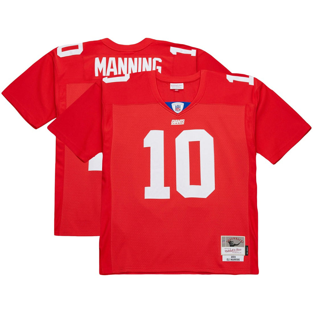 Eli Manning New York Giants 2004 Team Legacy Retired Player Big & Tall Jersey Red - Mitchell & Ness
