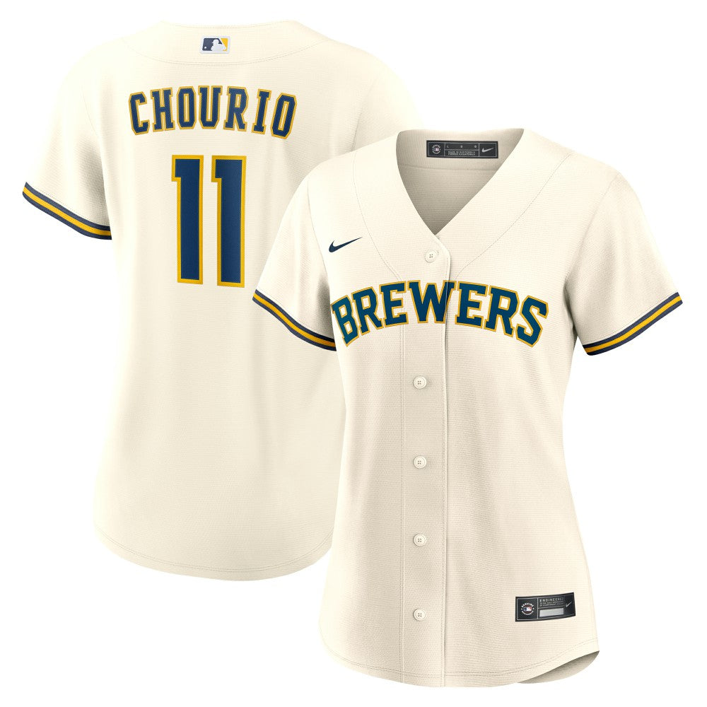 Jackson Chourio Milwaukee Brewers Nike Women's Home Replica Jersey Near Me
