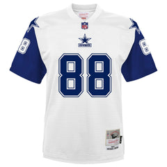Michael Irvin Dallas Cowboys Youth 1994 Alternate Legacy Jersey White - Mitchell & Ness