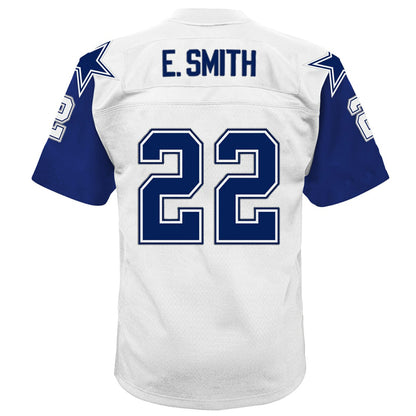 Emmitt Smith Dallas Cowboys Preschool 1994 Alternate Legacy Jersey - White discount | NFL Jerseys