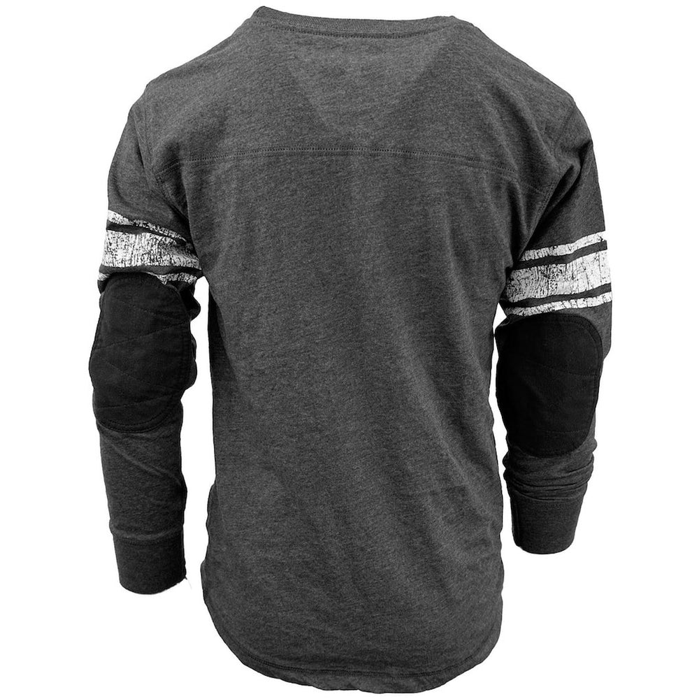 New Orleans Saints Wes & Willy Youth Football Long Sleeve T-Shirt Black - NFL