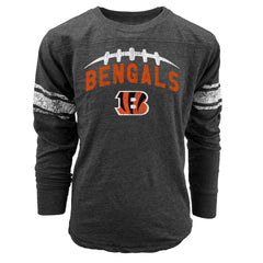 Cincinnati Bengals Wes & Willy Youth Football Long Sleeve T-Shirt Black - NFL