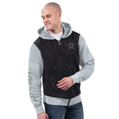 Dallas Cowboys Starter Thursday Night Gridiron Full-Zip Hoodie Black/Navy - NFL