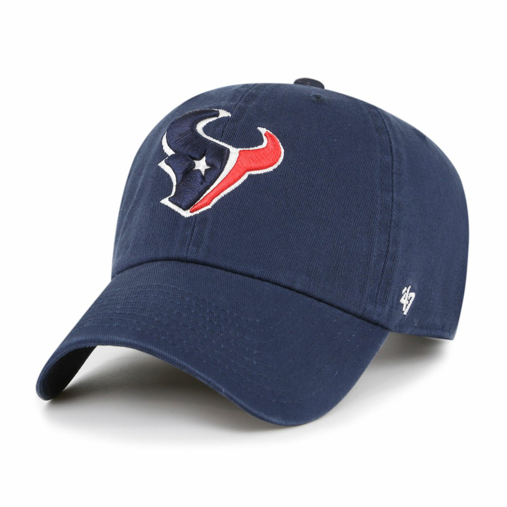 Houston Texans '47 Youth Logo Clean Up Adjustable Hat Navy - 47 brand