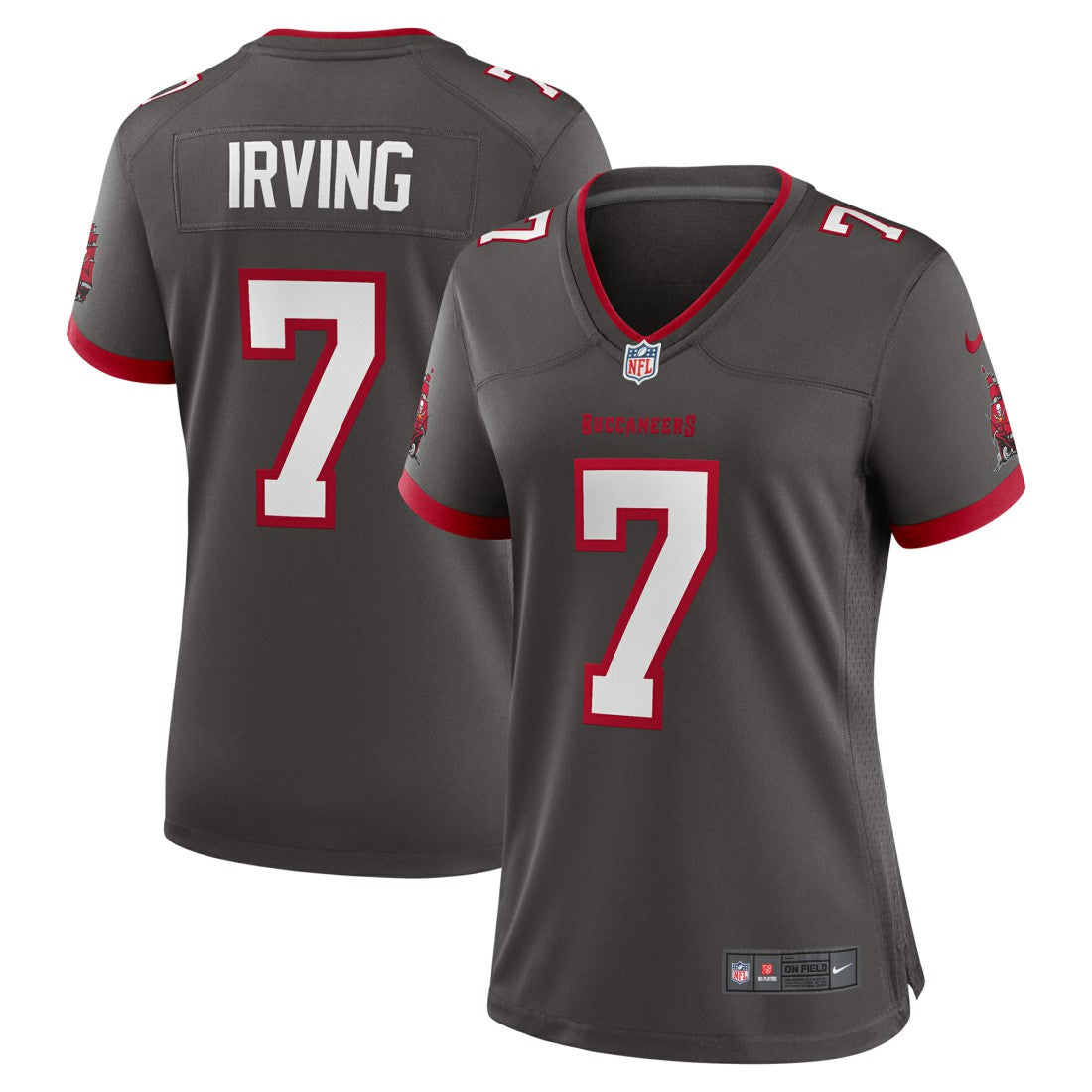 Bucky Irving Tampa Bay Buccaneers Women's Alternate Game Jersey Pewter - Nike