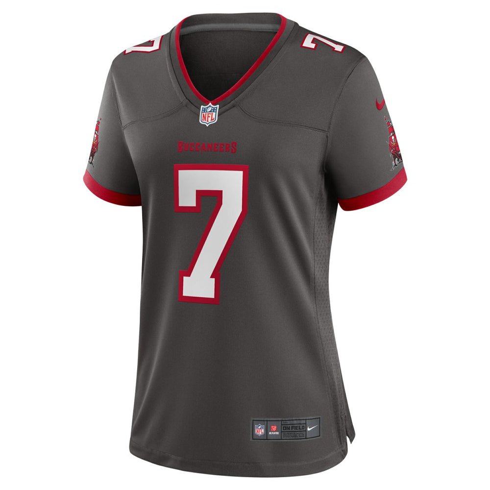 Bucky Irving Tampa Bay Buccaneers Women's Alternate Game Jersey Pewter - Nike