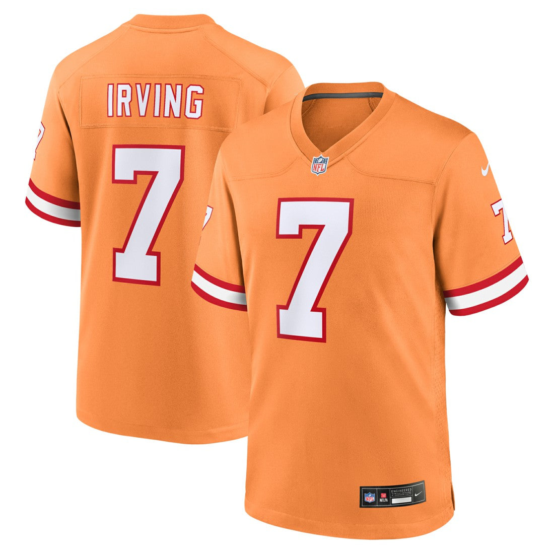 Bucky Irving Tampa Bay Buccaneers Alternate Game Jersey Orange - Nike