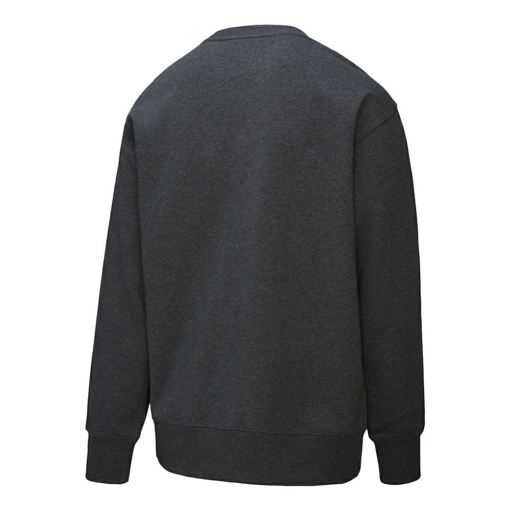 Chicago Blackhawks Mitchell & Ness Playoff Win Fleece Pullover Sweatshirt Heather Charcoal