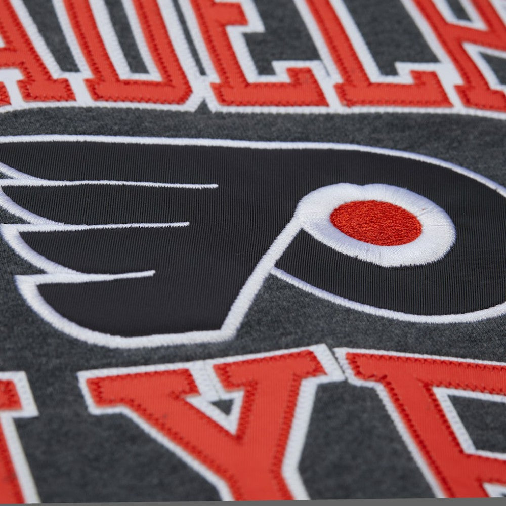 Philadelphia Flyers - Mitchell & Ness Playoff Win Fleece Pullover Sweatshirt Charcoal